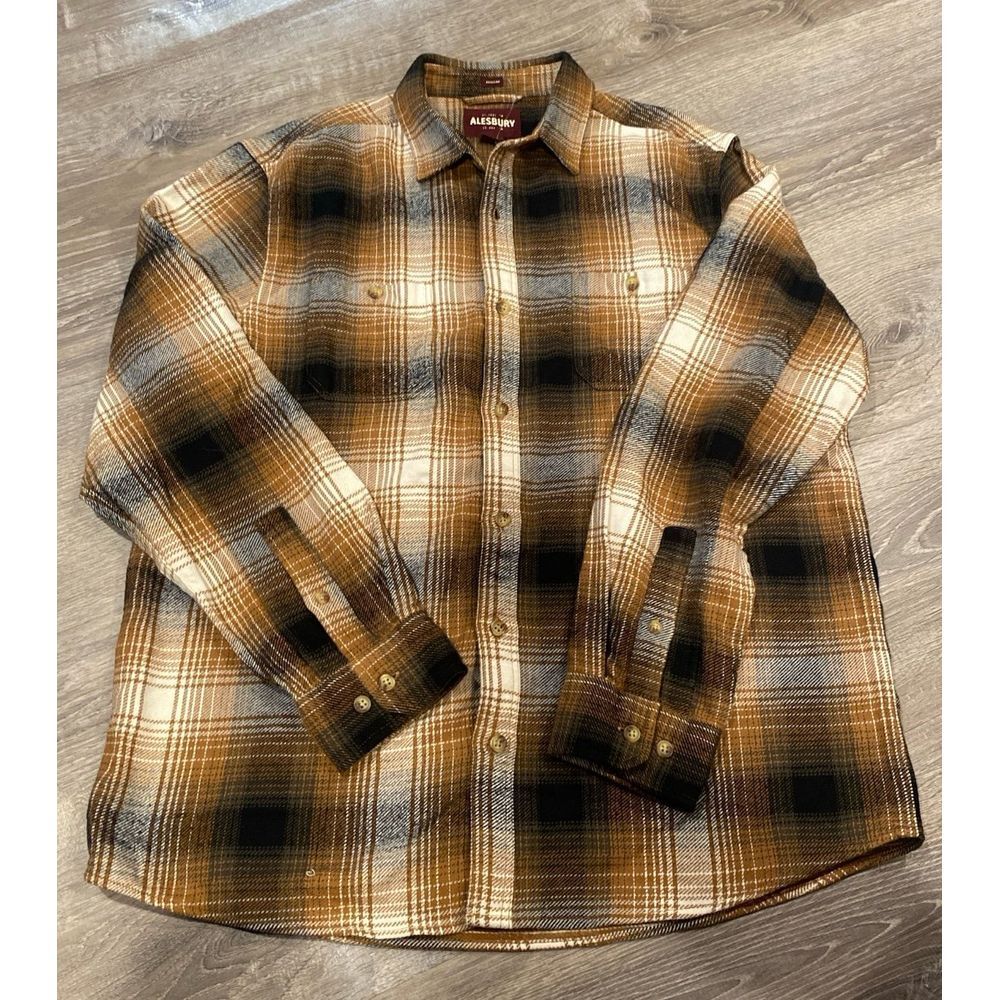 Men's Large Alesbury  longsleeve Flannel‎